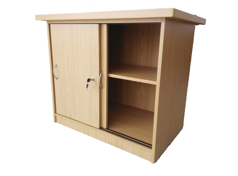 SUPER100 SLIDING DOOR CREDENZA OAK