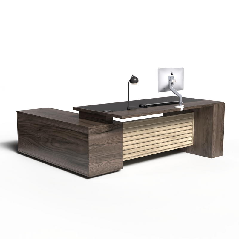 500-Series Managerial Bookcase LEG-ATARI, L-Workstation
