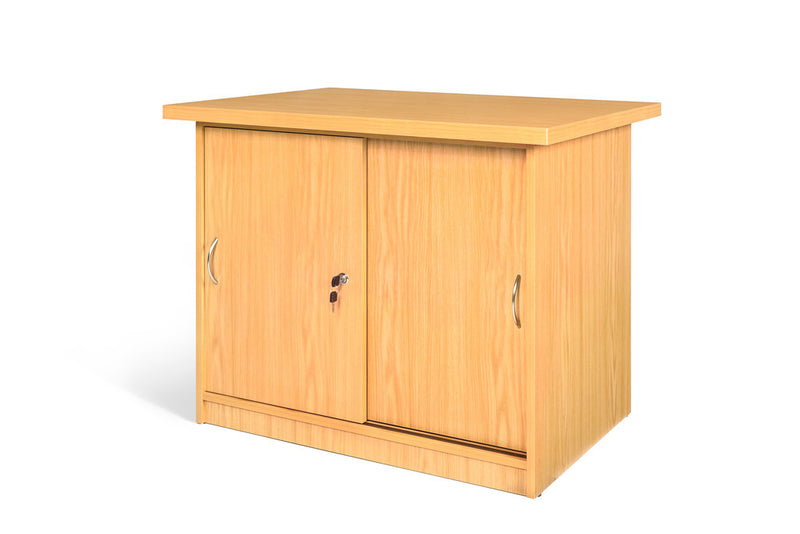 SUPER100 SLIDING DOOR CREDENZA OAK