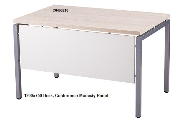 Desk shell, conference modesty panel