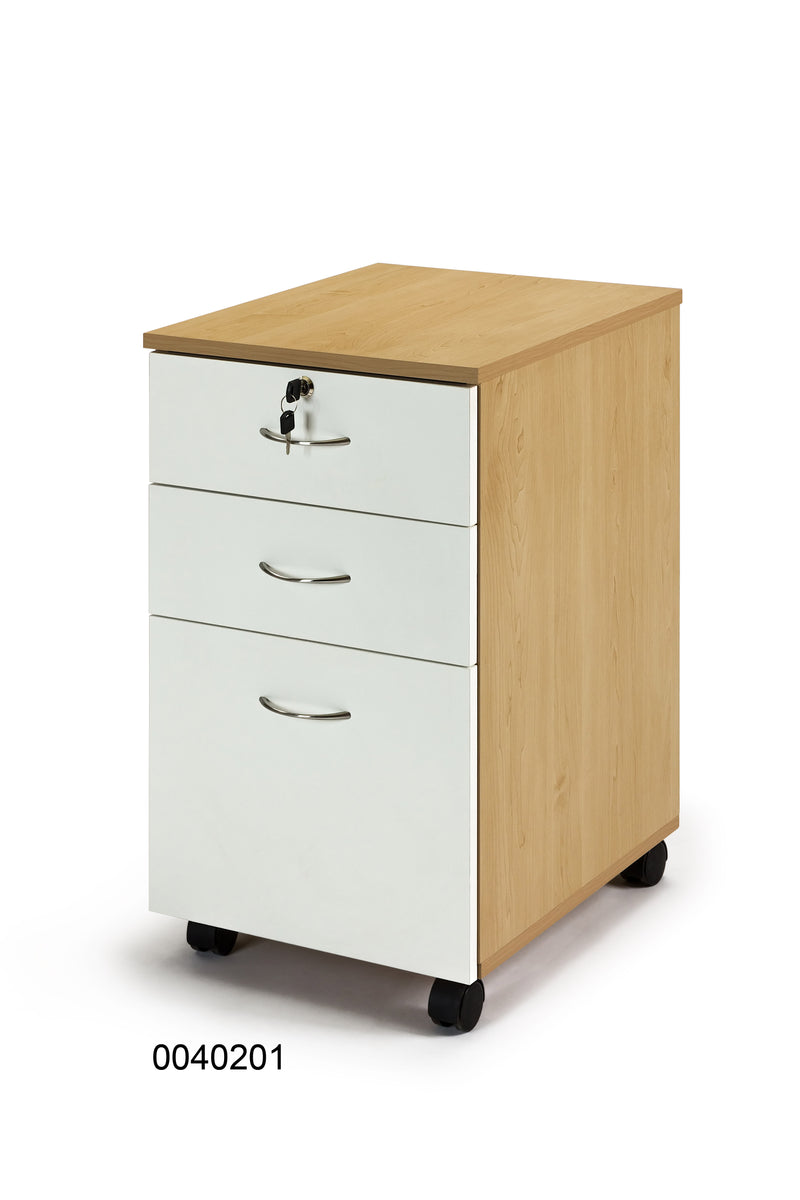 SUPER500-Pedestal with 2 standard drawers