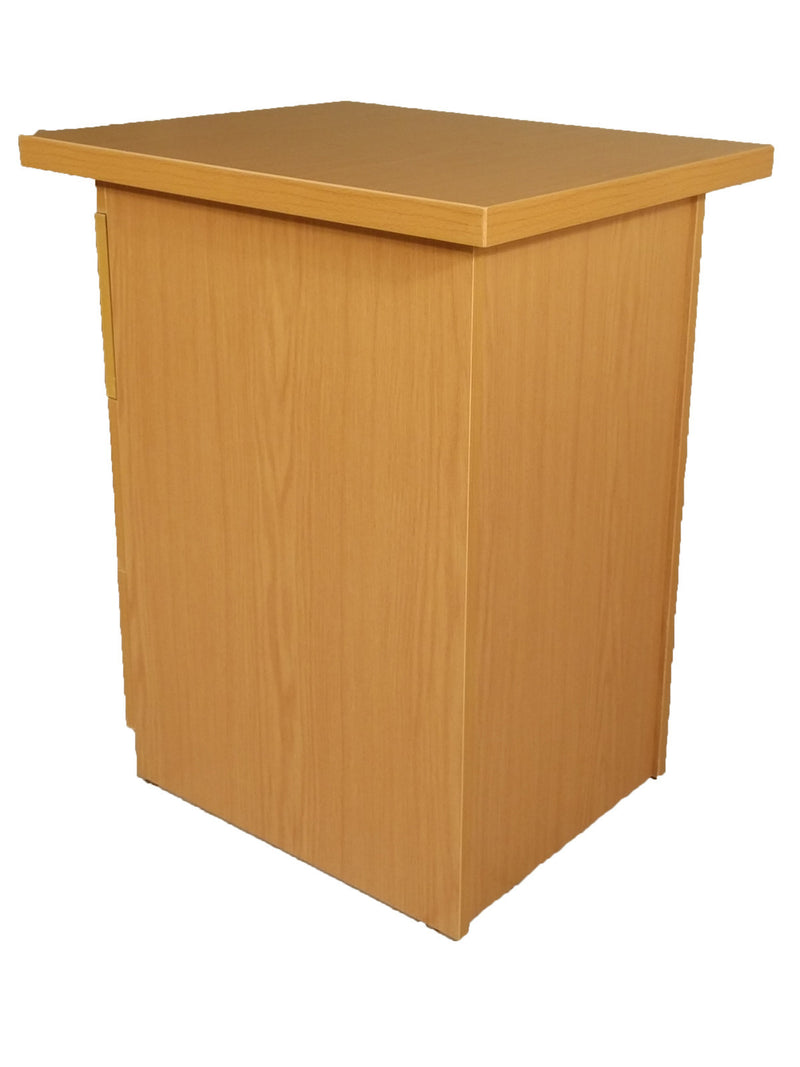 SUPER100 DESK HEIGHT PEDESTAL OAK